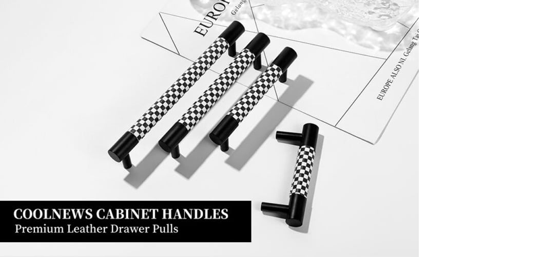 3 Inch Hole Center Black white Cabinet Handles Cabinet Pulls for Dresser Drawers 2