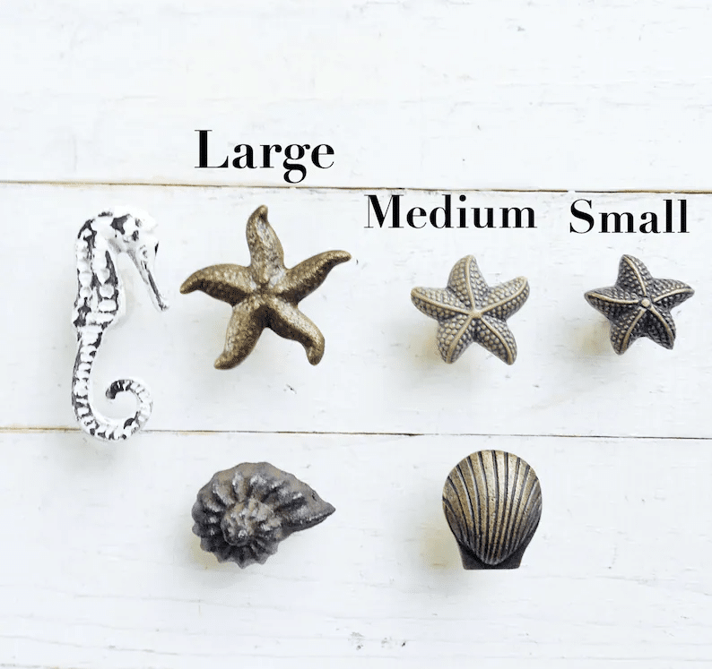 beach themed drawer pulls and knobs 2