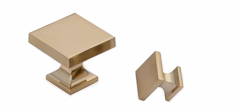 Cabinet Handles Drawer Pulls Zinc Alloy Material Champagne Copper 3